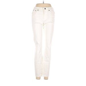 J. Crew Off-White Toothpick skinny cropped Jeans women size 27